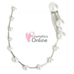 Accesoriu pentru par cu pini PRL05 cu perlute albe